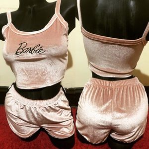 Barbie dreams short and tank set